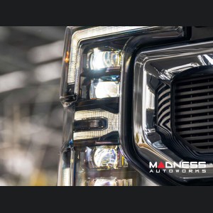 Ford Super Duty LED Headlights - XB Series - Morimoto - White DRL